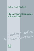 Cover: The Germanic loanwords in Proto-Slavic - Rodopi