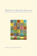 Cover: Rhetoric in financial discourse - Rodopi