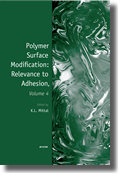 Bild: Polymer Surface Modification: Relevance to Adhesion, Volume 4 - VSP International Science Publishers