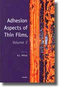 Cover: Adhesion Aspects of Thin Films, Volume 3 - VSP International Science Publishers