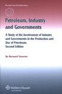 Bild: Petroleum, Industry and Governments - Kluwer Law International