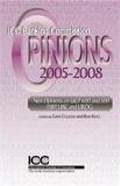 Cover: ICC Banking Commission Opinions, 2005-2008 - Kluwer Law International