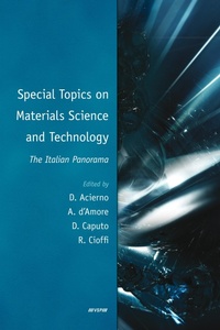 Enlarge image Cover: Special Topics on Materials Science and Technology - The Italian Panorama - Brill