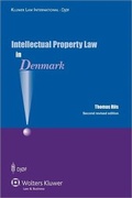 Cover: Intellectual Property Law in Denmark - Kluwer Law International