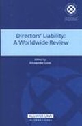 Cover: Directors' Liability - Kluwer Law International