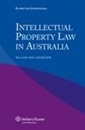 Cover: Intellectual Property Law in Australia - Kluwer Law International