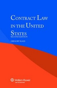 Abbildung von: Contract Law in the United States - Kluwer Law International