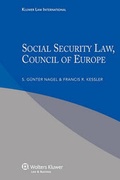 Cover: Social Security Law, Council of Europe - Kluwer Law International