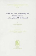 Cover: Jean et les synoptiques - Peeters Publishers