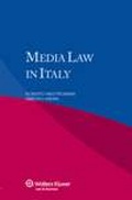 Cover: Media Law in Italy - Kluwer Law International