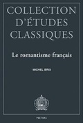 Cover: Le romantisme francais - Peeters Publishers