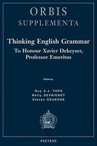 Enlarge image Cover: Thinking English Grammar - Peeters Publishers