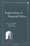 Cover: Explorations in Financial Ethics - Peeters Publishers
