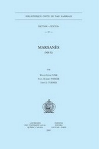 Enlarge image Cover: Marsanes (NH X) - Peeters Publishers