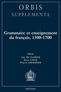 Cover: Grammaire et enseignement du francais, 1500-1700 - Peeters Publishers