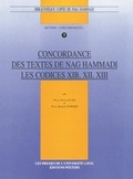 Cover: Concordance des textes de Nag Hammadi. Les codices XIB, XII, XIII - Peeters Publishers