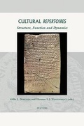 Cover: Cultural Repertoires - Peeters Publishers