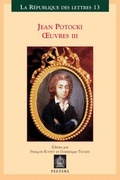 Cover: Jean Potocki - Oeuvres III - Peeters Publishers