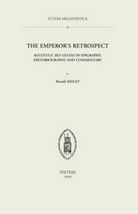Enlarge image Cover: The Emperor's Retrospect - Peeters Publishers