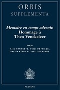Cover: Memoire en temps advenir. Hommage a Theo Venckeleer - Peeters Publishers