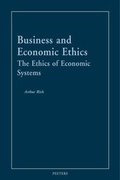 Cover: Business and Economic Ethics - Peeters Publishers