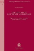 Cover: Les Structures De L'espace Linguistique - Peeters Publishers