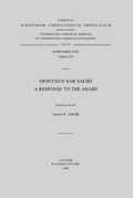 Cover: Dionysius bar Salibi. A Response to the Arabs - Peeters Publishers