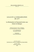 Cover: Lulle Et La Condamnation De 1277 - Peeters Publishers