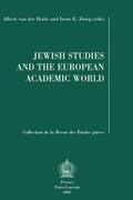 Cover: Jewish Studies and the European Academic World - Peeters Publishers