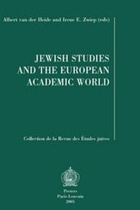 Enlarge image Cover: Jewish Studies and the European Academic World - Peeters Publishers