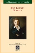 Cover: Jean Potocki - oeuvres V - Peeters Publishers