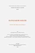 Cover: Hansjakob Seiler. Notice Bio-bibliographique Suivie D'un Entretien Entre Hansjakob Seiler Et Jacques Francois, Et De Deux Exposes De Synthese De Hansjakob Seiler "Uber Das Verhaltnis Von Sprachuniversalienforschung Und Sprachtypologie: Ruckblick Und Ausblick" Et "Sur Le Potentiel Explicatif Des Ordonnancements Et Continu" - Peeters Publishers