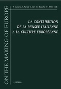 Cover: La Contribution De La Pensee Italienne a La Culture Europeenne - Peeters Publishers