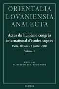 Cover: Actes Du Huitieme Congres International D'etudes Coptes - Peeters Publishers
