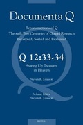 Cover: Q12: 33-34. Storing Up Treasures in Heaven - Peeters Publishers