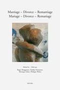 Cover: Marriage - Divorce - Remarriage. Mariage - Divorce - Remariage - Peeters Publishers