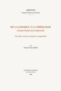 Cover: de la Logique a la Theologie - Peeters