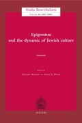 Cover: Epigonism and the Dynamic of Culture - Peeters Publishers