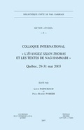 Cover: Colloque international <<L'Evangile selon Thomas et les textes de Nag Hammadi>> - Peeters Publishers