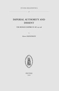 Cover: Imperial Authority and Dissent - Peeters Publishers