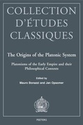 Cover: The Origins of the Platonic System - Peeters Publishers