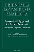 Cover: Narratives of Egypt and the Ancient Near East - Peeters Publishers