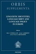 Cover: Linguistic Identities, Language Shift and Language Policy in Europe - Peeters Publishers