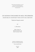 Cover: Les Agendas Conciliaires de Mgr J. Willebrands, Secretaire du Secretariat pour L'Unite des Chretiens - Peeters Publishers
