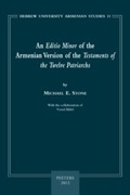 Cover: An Editio Minor of the Armenian Version of the Testaments of the Twelve Patriarchs - Peeters Publishers
