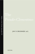 Cover: The Pseudo-Clementines - Peeters Publishers