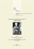 Cover: Le Journal d'Antoine Galland (1646-1715): la periode parisienne. Volume I: 1708-1709 - Peeters Publishers