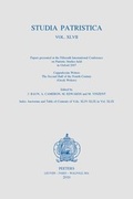 Cover: Studia Patristica. Vol. XLVII - Cappadocian Writers, The Second Half of the Fourth Century (Greek Writers) - Peeters Publishers