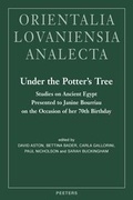 Cover: Under the Potter's Tree - Peeters Publishers