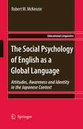 Cover: The Social Psychology of English as a Global Language - Springer